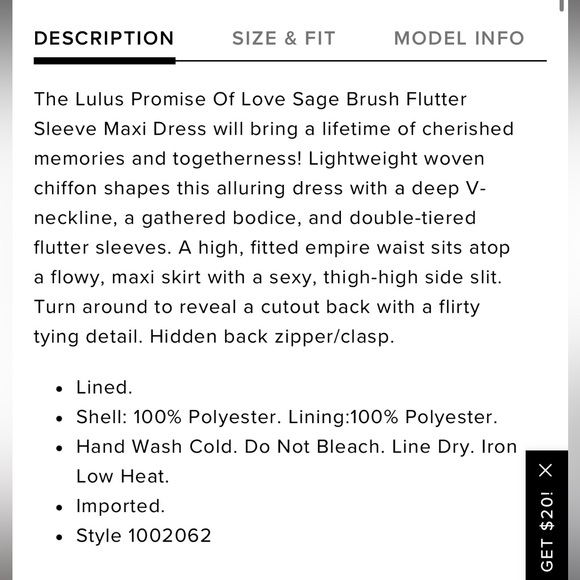 Lulus Sage Green Maxi Dress - Picture 9 of 9